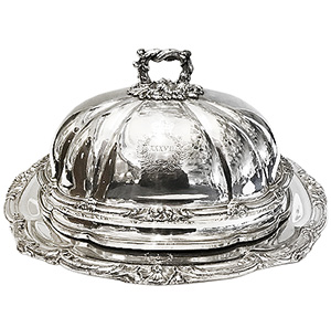 Silver Plated Meat Cover Domes