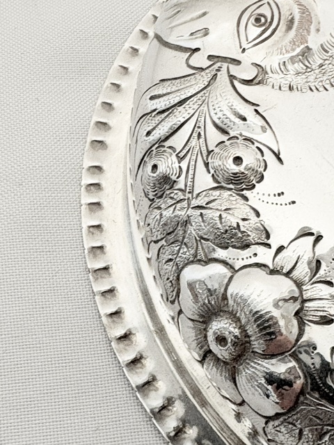 Antique Silver Plated Single Candlestick Decorated with an Open Mouthed Figure to Base Antique Silver Plated Single Candlestick Decorated with an Open Mouthed Figure to Base