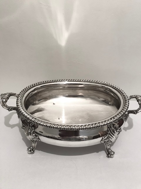 Large Old Sheffield Plate Antique Silver Plated Soup Tureen
