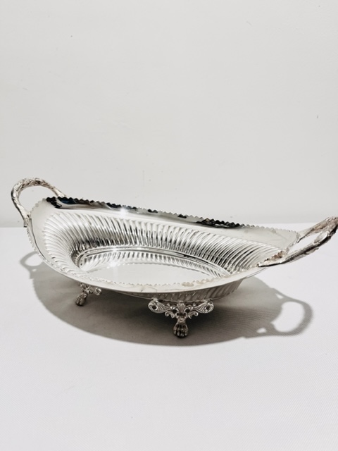 Victorian Walker and Hall Silver Plated Bread or Fruit Basket (c.1890)