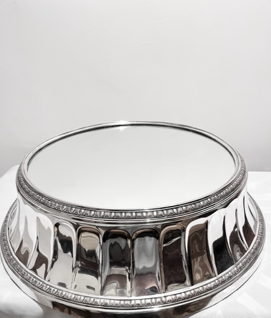 Antique Silver Plated Wedding Cake Stand or Table Centrepiece Plateau