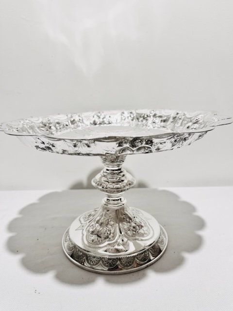 Handsome Antique Silver Plated Fruit Comport (c.1880)