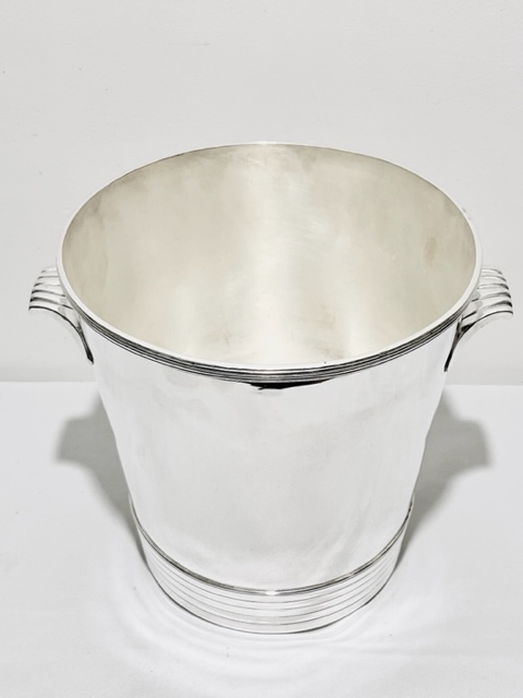 Large Antique Silver Plated Elkington Wine Cooler or Bucket (c.1920)