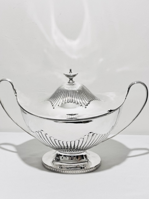 Adam’s Style Silver Plated Large Soup Tureen (c.1890)