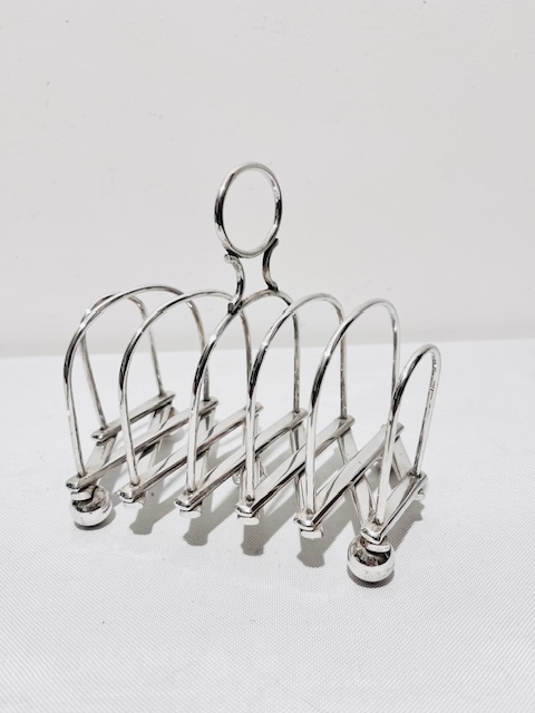 Antique Silver Plated Expanding Toast Rack (c.1890)