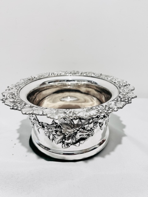 Stylish Antique Silver Plated Coaster (c.1880)