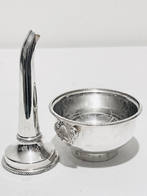 Silver Plated Antique Wine Funnel