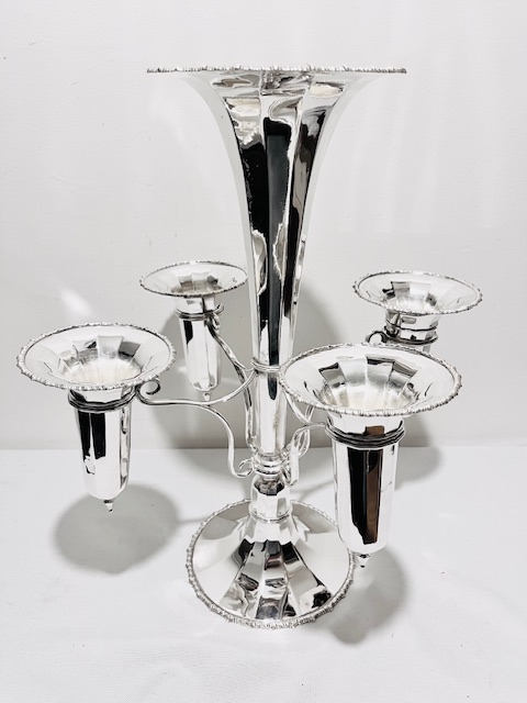 Tall and Imposing Antique Silver Plated Epergne (c.1910)