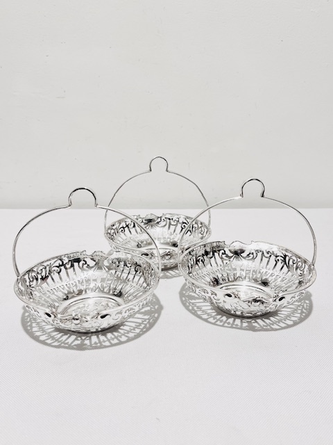 Stylish Antique Silver Plated Epergne