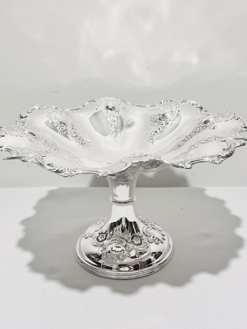 Attractive Antique Silver Plated Comport (c.1900)