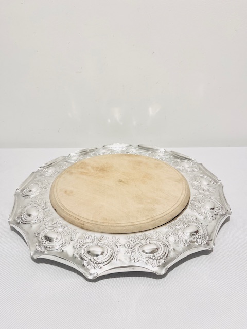 Antique Walker & Hall Silver Plated Bread or Cheese Board (c.1900)