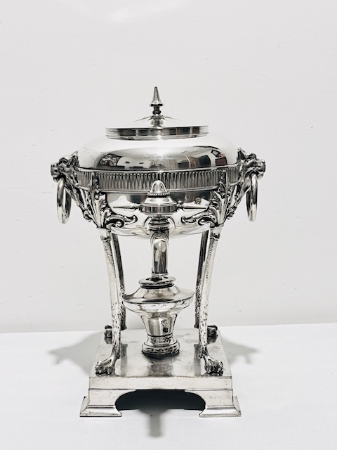 Small Antique Silver Plated Samovar or Tea Urn by Gorham Manufacturing Company