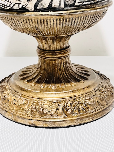 Smart Antique Silver Plated and Gilt Planter
