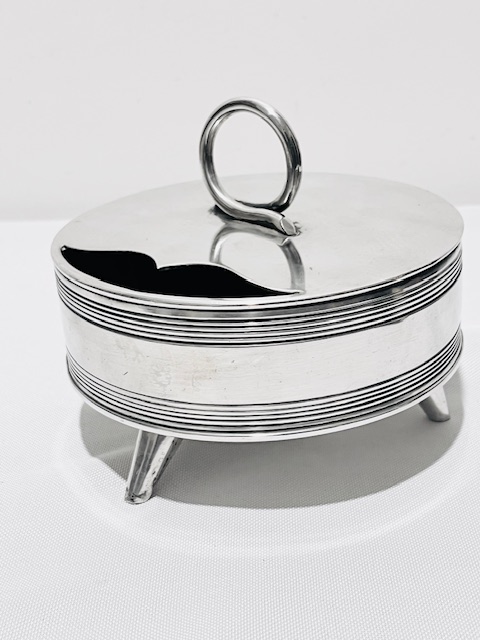 Unusual Antique Silver Plated Spoon Warmer (c.1890)