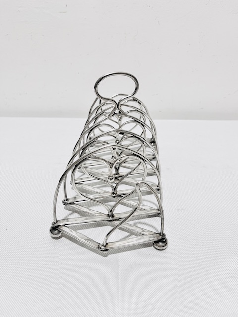 Antique Silver Plated Expanding Toast Rack by Asprey
