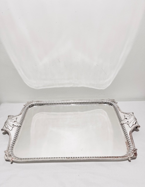 Handsome Antique Silver Plated Tray by Barker Ellis (c.1920)