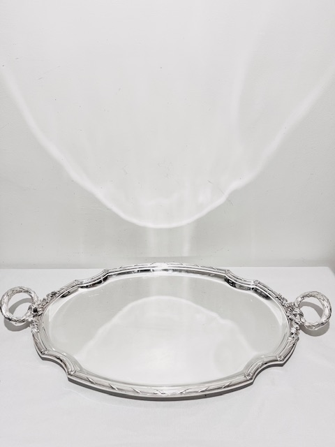 Antique Silver Plated Tray by Goldsmiths Silversmiths Company of Regents Street