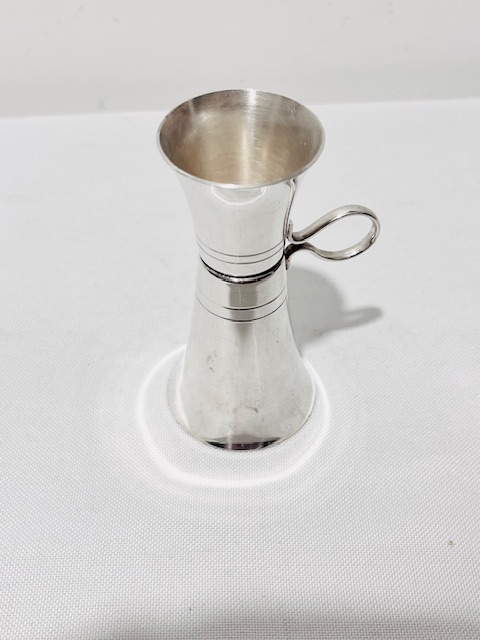 Vintage Silver Plated Double and Single Drinks Measure