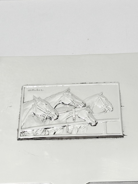 Antique Silver Plated Box Probably Used for Cigarettes