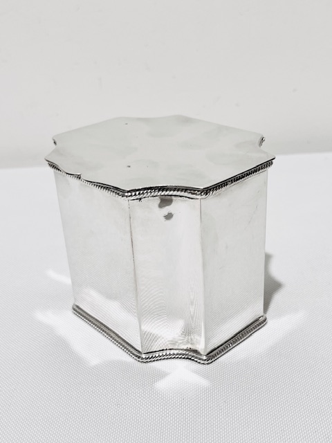 Antique Silver Plated Wafer or Tea Caddy Box