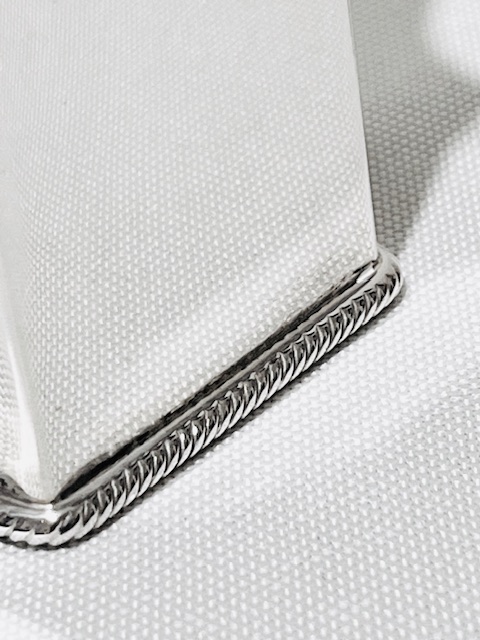 Antique Silver Plated Wafer or Tea Caddy Box