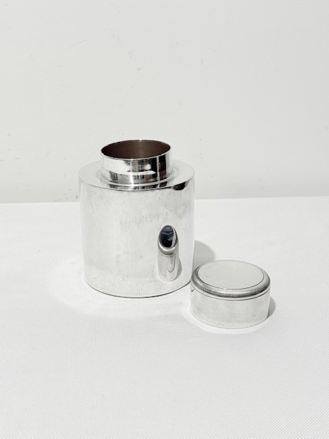 Antique Mappin & Webb Silver Plated Tea Caddy