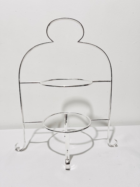 Antique Silver Plated Cake Stand c1910 British Made