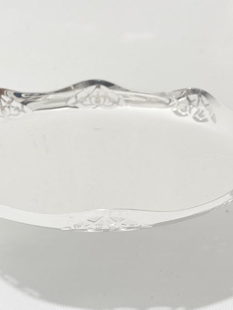 Vintage Silver Plated Two Tier Cake Stand with Original Removeable Plates