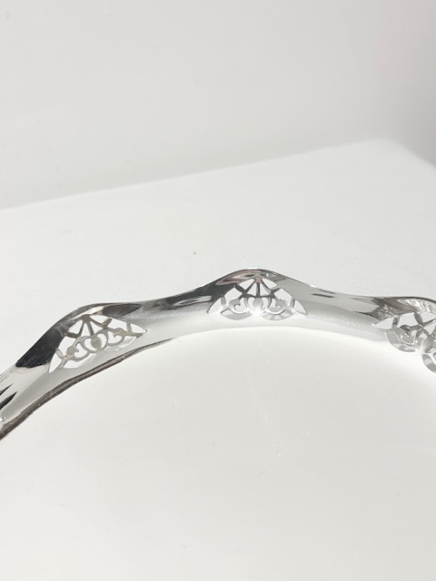 Vintage Silver Plated Two Tier Cake Stand with Original Removeable Plates