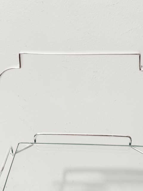 Vintage Silver Plated and Glass Two Tier Cake Stand Vintage Silver Plated and Glass Two Tier Cake Stand