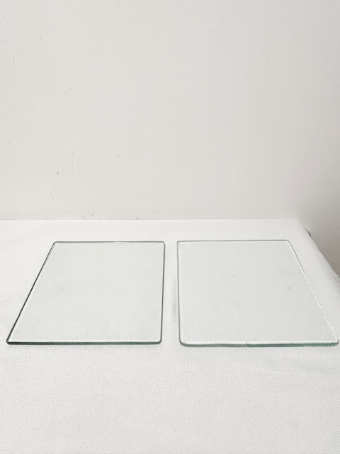 Vintage Silver Plated and Glass Two Tier Cake Stand Vintage Silver Plated and Glass Two Tier Cake Stand