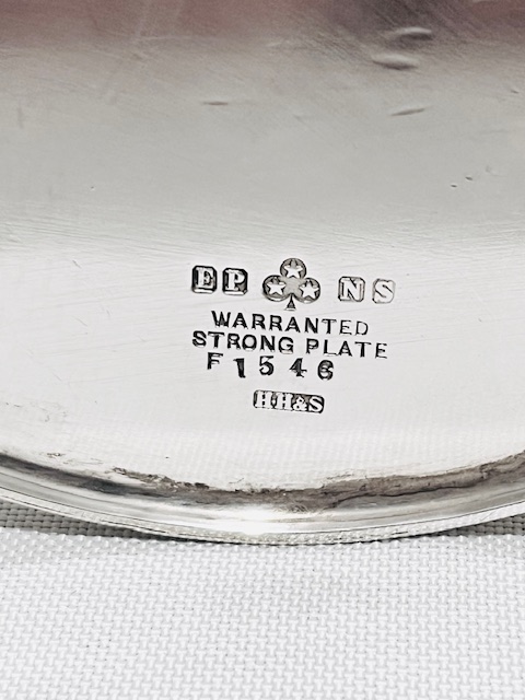 Novelty Pair of Antique Silver Plated Candlesticks Shaped as Lyres Novelty Pair of Antique Silver Plated Candlesticks Shaped as Lyres