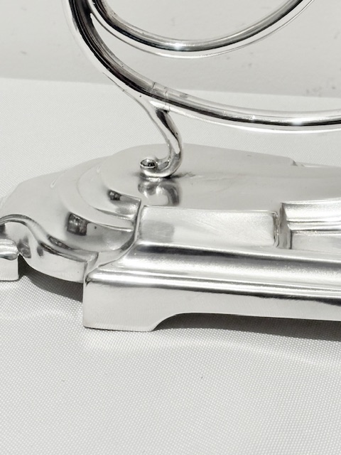 Antique Silver Plated Candelabra Centrepiece in the Art Nouveau Fashion Antique Silver Plated Candelabra Centrepiece in the Art Nouveau Fashion