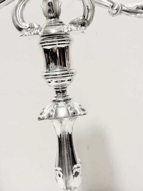 Handsome Pair of Elkington & Co Antique Silver Plated Candelabra