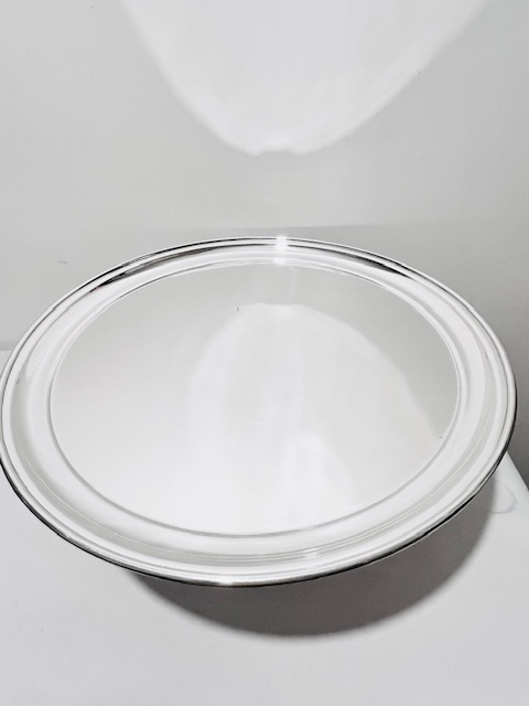 Very Large Antique Silver Plated Cake Stand Comport
