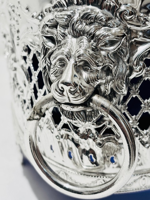 Fabulous Quality Large Antique Silver Plated Jardiniere or Table Centrepiece