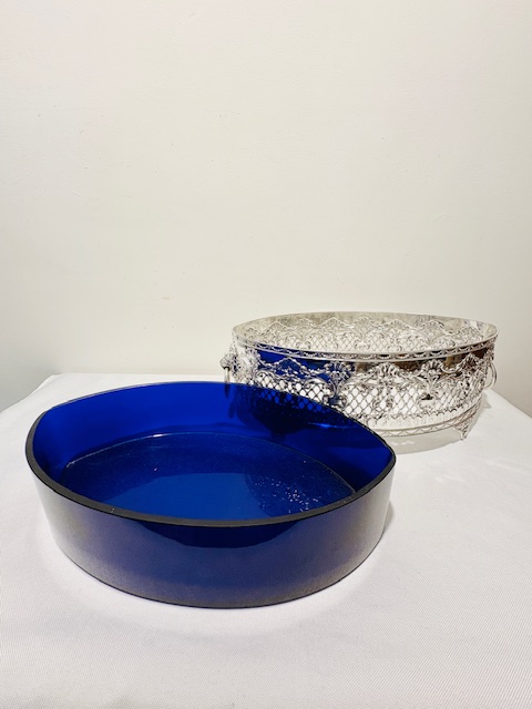 Fabulous Quality Large Antique Silver Plated Jardiniere or Table Centrepiece