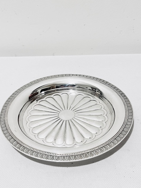 Pair of Antique Silver Plated Wine Coasters by Christofle Pair of Antique Silver Plated Wine Coasters by Christofle