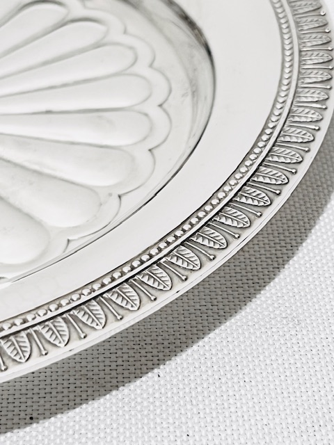 Pair of Antique Silver Plated Wine Coasters by Christofle Pair of Antique Silver Plated Wine Coasters by Christofle