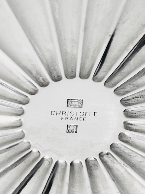 Pair of Antique Silver Plated Wine Coasters by Christofle Pair of Antique Silver Plated Wine Coasters by Christofle