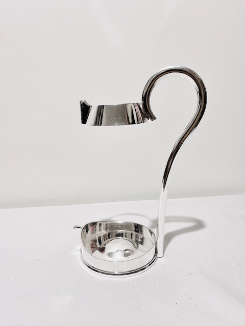 Antique Silver Plated Wine Bottle Holder by Mappin & Webb