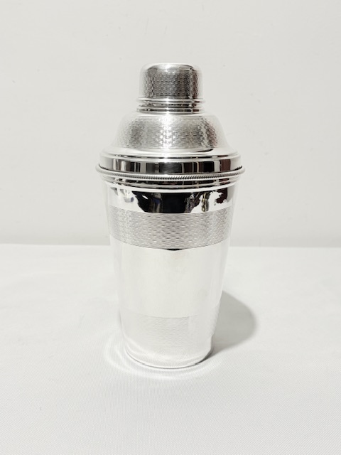 James Dixon & Sons Antique Silver Plated Cocktail Shaker