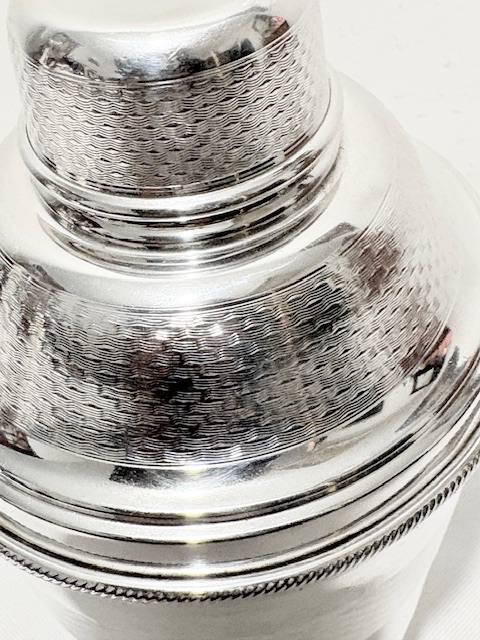 James Dixon & Sons Antique Silver Plated Cocktail Shaker