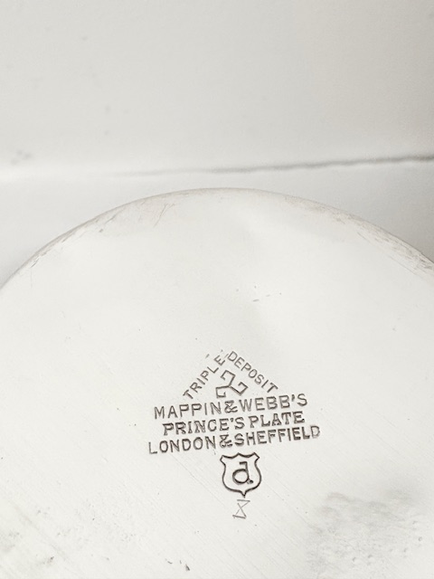 Antique Silver Plated Three Piece Cocktail Shaker