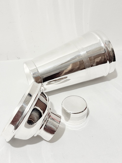 Stylish Vintage Silver Plated Cocktail Shaker