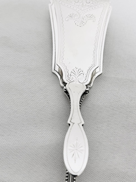 Antique Silver Plated Asparagus Tongs