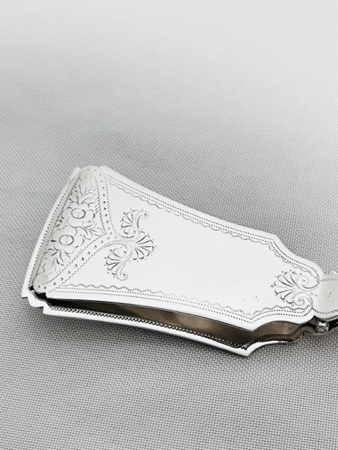 Antique Silver Plated Asparagus Tongs