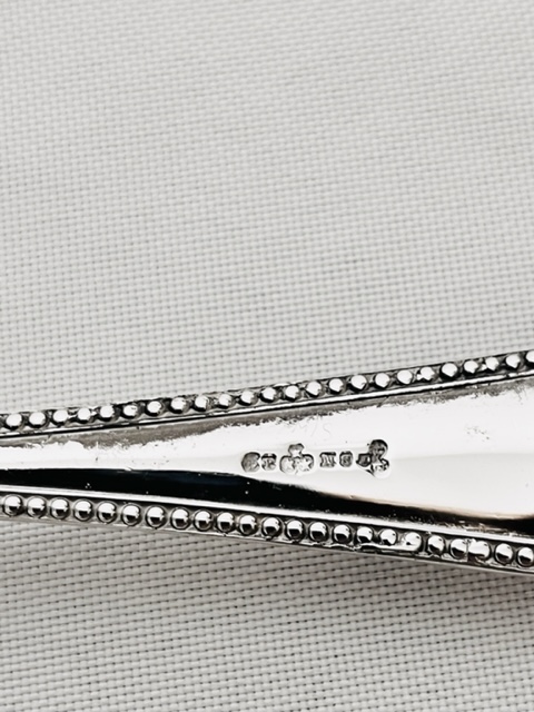 Antique Silver Plated Asparagus Tongs