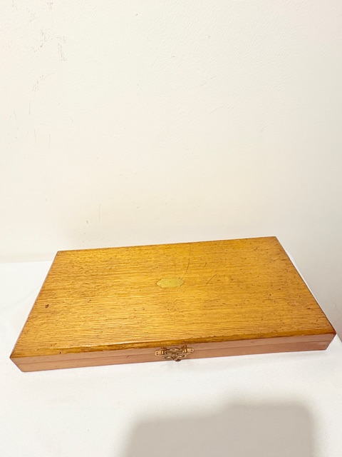 Antique Boxed Silver Plated Meat Carving Set