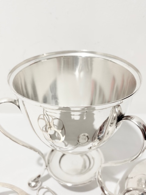 Antique Silver Plated Egg Boiler with Egg Shaped Body Antique Silver Plated Egg Boiler with Egg Shaped Body